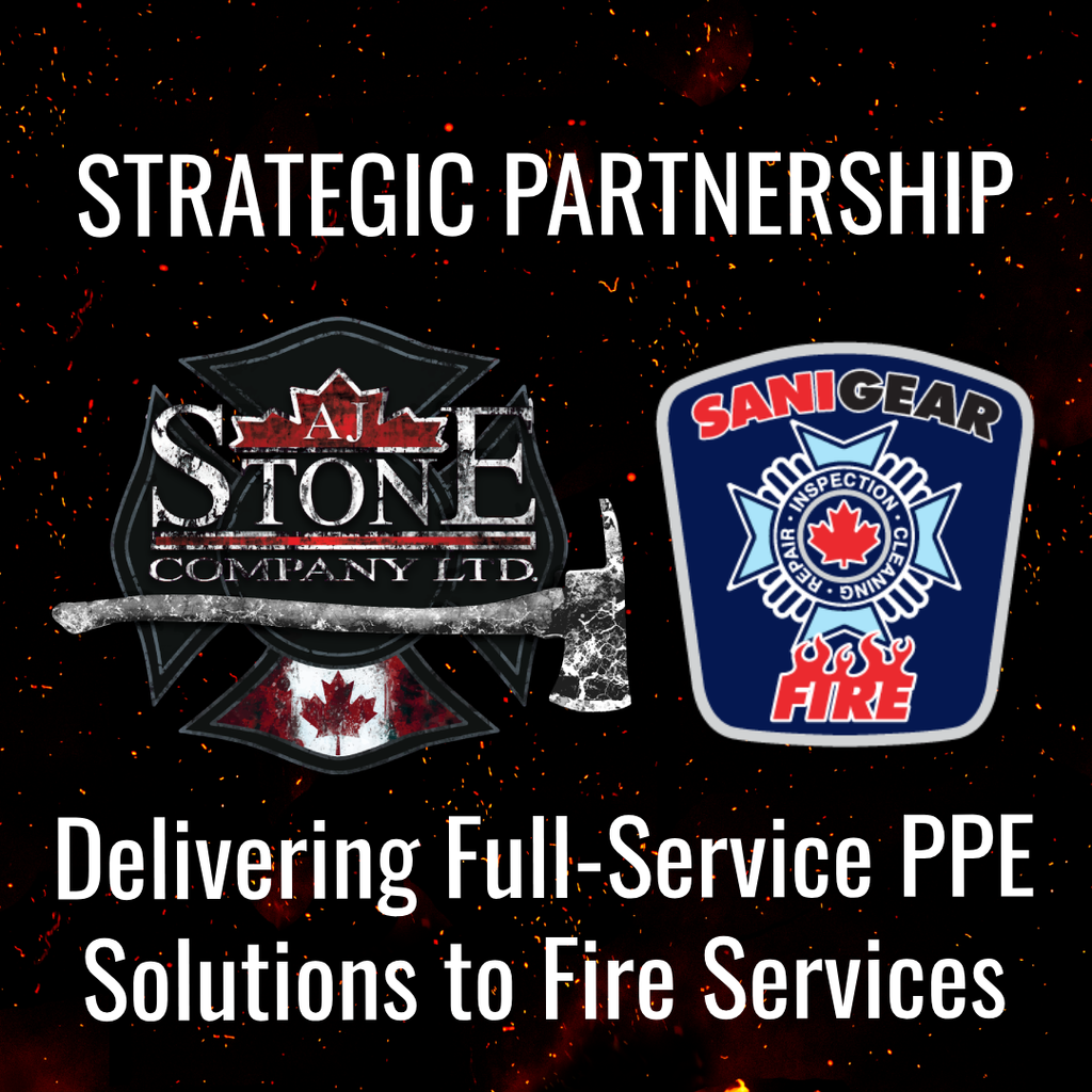 A.J. Stone Company Ltd. and Sani Gear Inc. Announce Strategic Partnership to Deliver Full-Service PPE and Bunker Gear Solutions to Fire Services