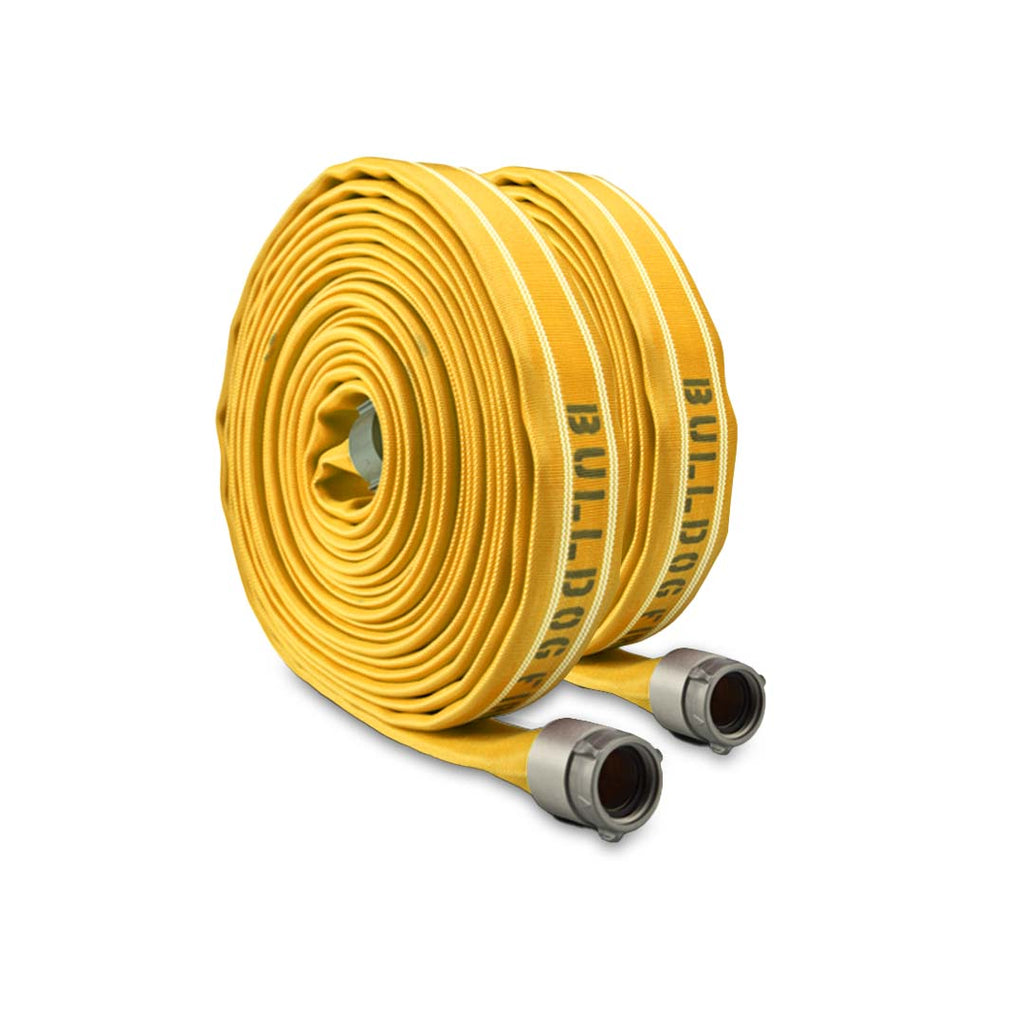Yellow BullDog Firepower II™ Double-Jacketed Attack Fire Hose
