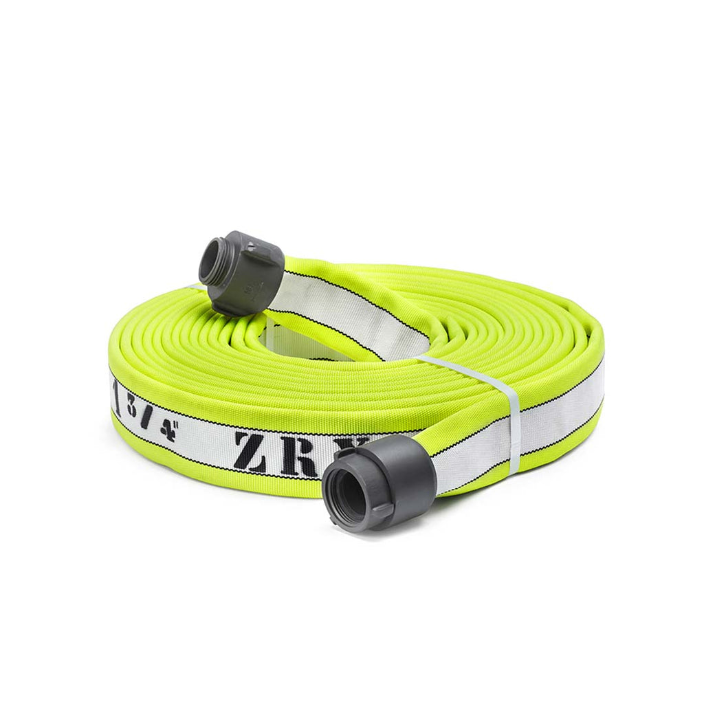 Yellow Kuriyama Armtex® HP™ Firefighting Attack™ Line Fire Hose