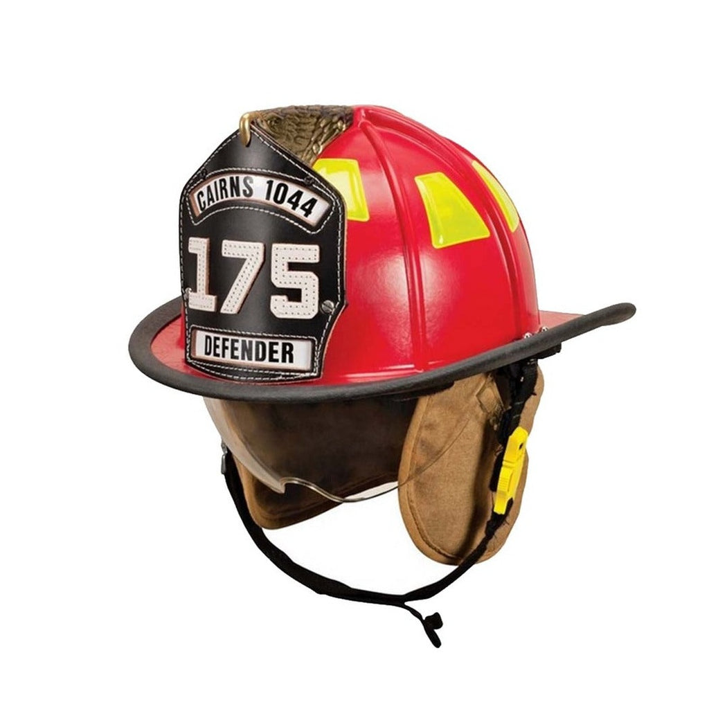 MSA Cairns 1044 Defender Helmet Red