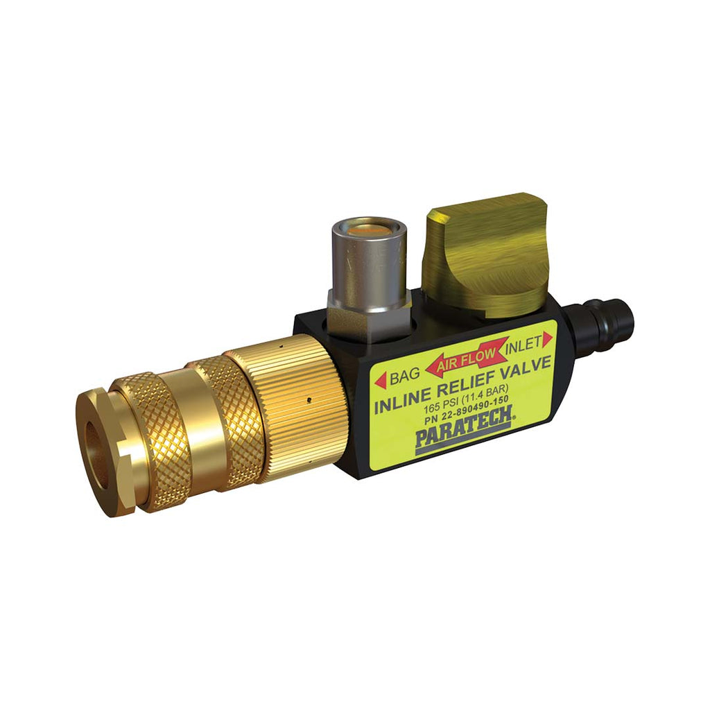 Paratech Shutoff and Inline Relief Valve