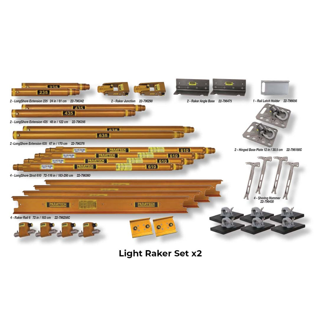 Paratech US&R Rescue Strut System Standard Raker Set