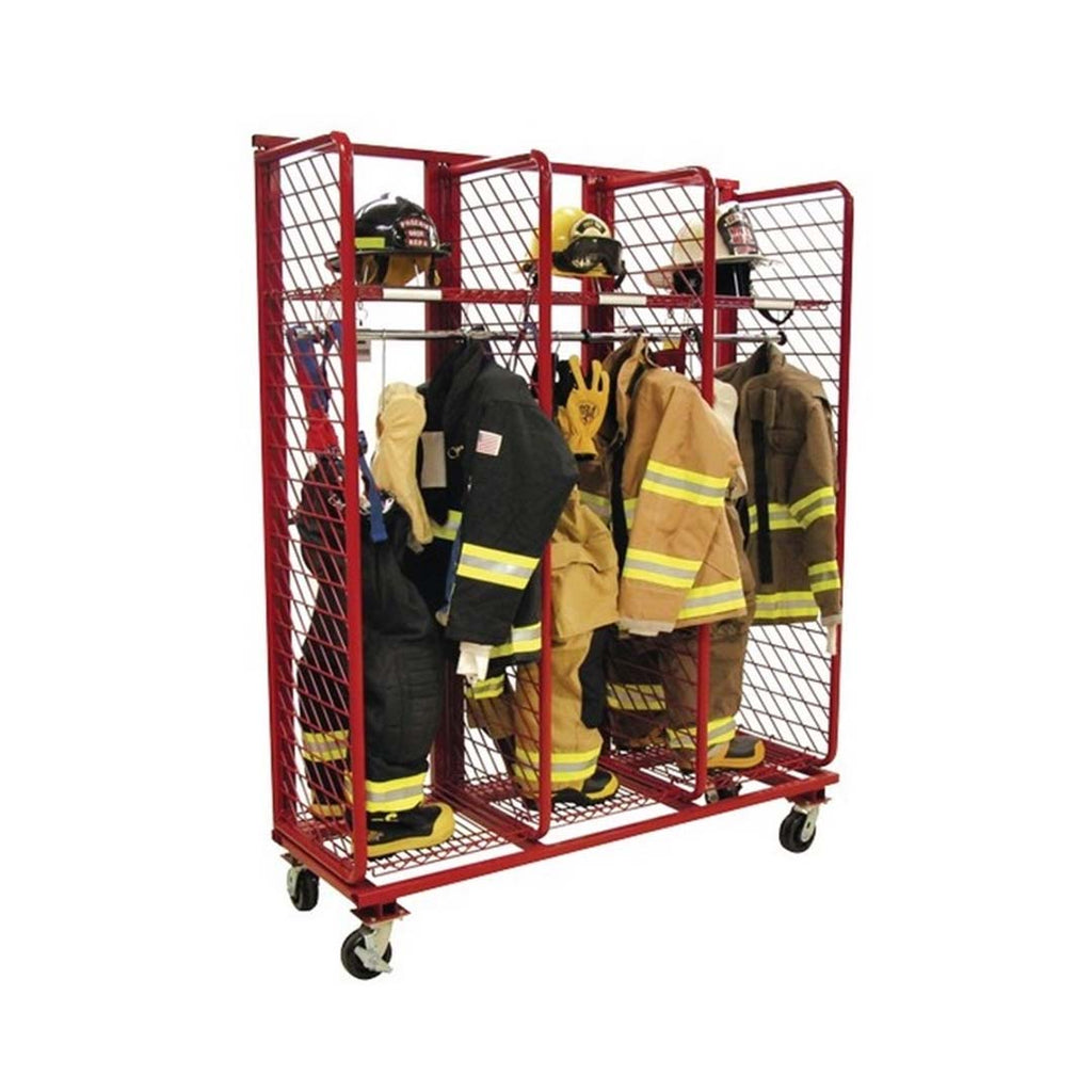 Filled Ready Rack® Single Sided Red Mobile Unit Rack