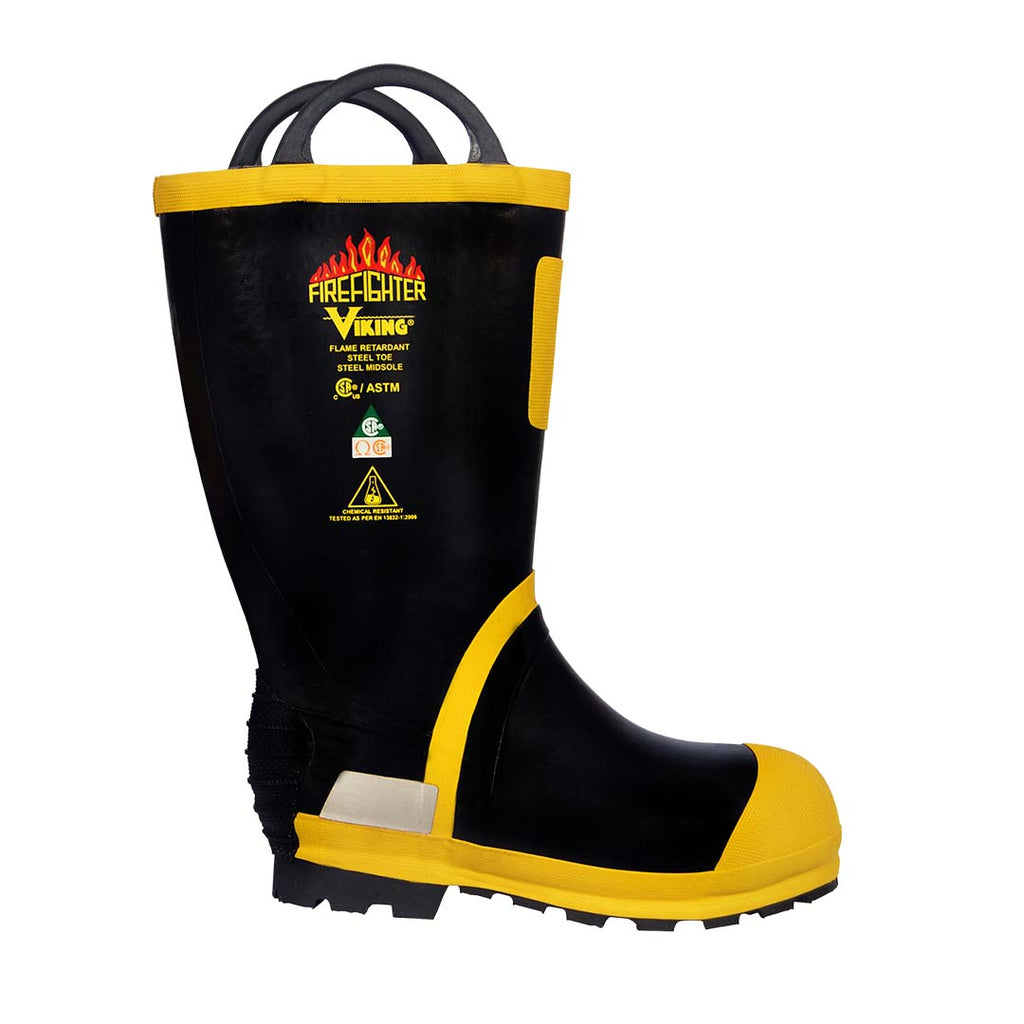 Viking Firefighter® Felt Lined Boots Front View